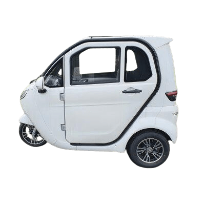 Ny hvid kabinescooter, 30 km/t - kørt 30 km