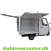 Cargo Kabinescooter - Set fra siden med tom lad boks