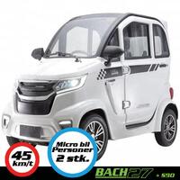 Kabinescooter BACH 27 quadricycle incl. Batteri S90